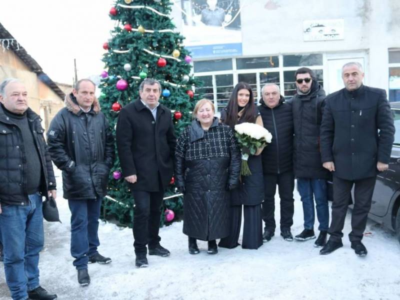 ცაგერის მუნიციპალიტეტის სოფელ ორბელის ცენტრში საახალწლო კონცერტი გაიმართა